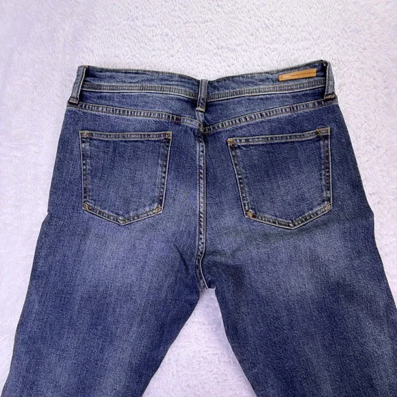 Anthropologie Pilcro & The Letterpress Jeans Embroidered Fringe Boho Slim 28 - Picture 5 of 10